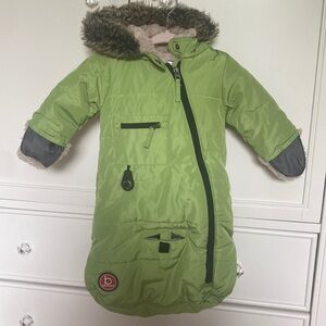 Blue banana baby snowsuit